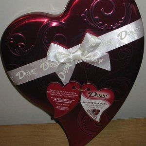 Heart-Shaped Candy Container Red